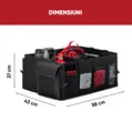 Pachet cadou barbati pentru Craciun, organizator auto pliabil 58x43x27 cm, husa schimbator viteze tip hanorac cu gluga, idei de Cadou pentru EL