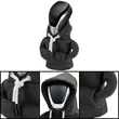 Husa schimbator viteze tip hanorac cu gluga, accesoriu auto, decoratiune masina, material textil, potrivire universala, negru