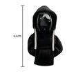Husa schimbator viteze tip hanorac cu gluga, accesoriu auto, decoratiune masina, material textil, potrivire universala, negru