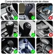 Husa schimbator viteze tip hanorac cu gluga, accesoriu auto, decoratiune masina, material textil, potrivire universala, rosu
