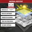 Husa protectie parbriz, vara/iarna, 147x120 cm, bariera termica impotriva razelor solare/inghetului, buzunare oglinzi cu benzi reflectorizante, Walser