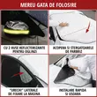 Husa protectie parbriz, vara/iarna, 147x120 cm, bariera termica impotriva razelor solare/inghetului, buzunare oglinzi cu benzi reflectorizante, Walser