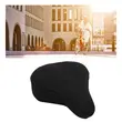 Husa pentru sa de bicicleta, Tour & City, Memory Foam, 26 x 23 cm, Fischer, negru