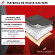 Husa scaun auto, 51 x 53 cm, ofera protectie pentru sezut scaun fata, grosime spuma 8 mm, Fernando, Walser, anti-alunecare, piele PU, design elegant cu buzunare pentru depozitare, Negru, universala