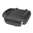 Husa scaun auto, 51 x 53 cm, ofera protectie pentru sezut scaun fata, grosime spuma 8 mm, Fernando, Walser, anti-alunecare, piele PU, design elegant cu buzunare pentru depozitare, Negru, universala