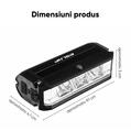 Far bicicleta Profesional Ultra-Luminos 1000 lumeni, 5 moduri de iluminare, unghi larg vizibilitate, baterie 2000 mAh, reincarcare USB, lumina fata bicicleta, lampa frontala, laterna LED, compact, portabil, potrivire universala - resigilat3