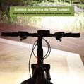 Far bicicleta Profesional Ultra-Luminos 1000 lumeni, 5 moduri de iluminare, unghi larg vizibilitate, baterie 2000 mAh, reincarcare USB, lumina fata bicicleta, lampa frontala, laterna LED, compact, portabil, potrivire universala - resigilat3