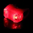 Lumini bicicleta silicon cu baterie, utilizare universala fata sau spate, lumina de avertizare LED de culoare rosie, potrivire universala inclusiv trotineta, scuter, bicicleta electrica, e-bike, rezistent la apa, rosu, set 2 buc