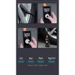 Mini compresor auto, portabil, digital, Roll Fast, 150 PSI, 40L/min, 2x2000 mAh, USB Type-C, negru = DELISTAT