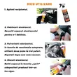 Odorizant Auto Spray Concentrat Air Freshener Black, Moje Auto, Parfum intens si elegant, 500 ml