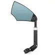 Oglinda bicicleta, scuter, motocicleta cu inaltime reglabila, HD, West Biking, diametru prindere 20-23 mm, rotire 360 grade, antireflex