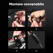Oglinda bicicleta, MTB, BMX, scuter, motocicleta, HD, reglabila 360 grade, ajustabila, vizibilitate unghi larg, stanga