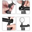 Oglinda retrovizoare HD pentru biciclete, diametru 75 mm, montare pe ghidon, rotatie 360, West Biking, negru