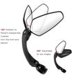 Oglinda retrovizoare bicicleta, scuter, motocicleta, HD, reglabila 360 grade, West Biking, dreapta