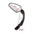 Oglinda retrovizoare bicicleta, scuter, motocicleta, HD, reglabila 360 grade, West Biking, stanga