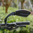 Oglinda retrovizoare bicicleta, scuter, motocicleta, MTB, BMX, HD, reglabila 360 grade, ajustabila, vizibilitate unghi larg, stanga