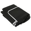 Organizator portbagaj auto, 90x12x25 cm, prindere pe tetiere, 3 buzunare cu inchidere velcro, buzunar sticla apa, Roll Fast, negru