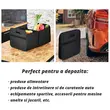Organizator portbagaj auto, 58x35x30 cm, pliabil, spatios, negru