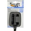 Pedale bicicleta Tour antiderapante, banda reflectorizanta, plastic, Fischer, negru, set 2 pedale