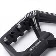 Pedale bicicleta MTB si de oras, cu crampoane, model lat, ergonomice, antiderapante, ultrausoare, impermeabile, rezistente la praf, rulment DU, 11.2 x 8.7 x 1.5 cm, otel si nylon, West Biking, negru, set 2 pedale