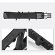 Pedale platforma pentru bicicleta de oras si MTB, model lat, cu crampoane, antiderapante, ultrausoare, impermeabile, rezistente la praf, rulment DU, 10.5 x 13 x 1.9 cm, otel si fibra de nylon, West Biking, negru, set 2 pedale