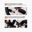 Perii pentru curatare bicicleta, janta, lant, sistem frana, West Biking, set 3