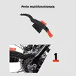 Perii pentru curatare bicicleta, janta, lant, sistem frana, West Biking, set 3