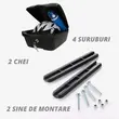 Portbagaj pentru bicicleta, tip cutie, plastic, Fischer, 11 L