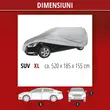 Prelata auto, SUV, All Weather, 5200 x 1850 x 1550 mm (L x l x h) Walser, impermeabila, gri, marimea XL - RESIGILAT (produs nou - cu ambalaj deteriorat)