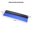 Racleta profesionala pentru uscare exterior si geamuri auto cu lamela din silicon