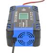 Redresor auto digital, incarcare baterii cu afisaj LCD, auto, moto, camion, Foxsur, 12V/8A, 24V/4A, 6Ah-150Ah, functie de reparare acumulator prin impulsuri, albastru cu negru