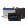 Redresor auto digital, incarcare baterii cu afisaj LCD, auto, moto, camion, Foxsur, 12V/8A, 24V/4A, 6Ah-150Ah, functie de reparare acumulator prin impulsuri, negru