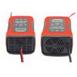 Redresor baterie auto digital cu afisaj LCD, auto si moto, Foxsur, 12V/5A, 4Ah-100Ah, functie de reparare acumulator prin impulsuri, rosu cu negru