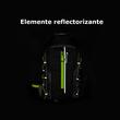 Rucsac bicicleta pliabil, ultra usor, impermeabil, buzunar sistem hidratare, 10L, West Biking, negru cu verde