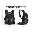 Rucsac drumetie, ciclism, ultra usor, impermeabil, buzunar sistem hidratare, material respirabil, suport casca, 16L, West Biking, negru cu gri