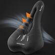 Sa bicicleta MTB si de oras, ergonomica, respirabila, impermeabila, rezistenta la socuri si uzura, 28 x 13.5 x 7 cm, PVC, West Biking, negru