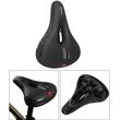 Sa de bicicleta de oras si MTB, spuma de memorie, design aerodinamic, ergonomica, respirabila, impermeabila, rezistenta la socuri si uzura, 25.5 x 18.5 cm, poliuretan si otel, West Biking, negru cu rosu