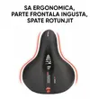 Sa bicicleta, spuma memorie, model lat, amortizare socuri, anti-alunecare, ergonomica, respirabila, banda reflectorizanta, impermeabila, potrivire universala inclusiv MTB
