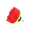 Set 11 piese polish auto profesional cu taler M14, discuri de burete si lana cu diametru 8 cm, conectare la bormasina autofiletanta