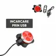 Set lumini bicicleta far si stop cu LED, fata si spate, 4 moduri de iluminare, 20 + 10 lumeni, baterie 500 mAh si incarcare USB, potrivire universala inclusiv trotineta, scuter, bicicleta electrica, e-bike