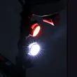 Set lumini bicicleta far si stop cu LED, fata si spate, 4 moduri de iluminare, 20 + 10 lumeni, baterie 500 mAh si incarcare USB, potrivire universala inclusiv trotineta, scuter, bicicleta electrica, e-bike