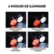 Set lumini bicicleta far si stop cu LED, fata si spate, 4 moduri de iluminare, 20 + 10 lumeni, baterie 500 mAh si incarcare USB, potrivire universala inclusiv trotineta, scuter, bicicleta electrica, e-bike