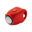 Sonerie bicicleta copii, mini, 120 dB, 4 tipuri de sunete, potrivire universala inclusiv trotineta, scuter, bicicleta electrica, e-bike, prindere ghidon, rosu