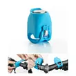 Sonerie bicicleta copii, mini, 120 dB, 4 tipuri de sunete, potrivire universala inclusiv trotineta, scuter, bicicleta electrica, e-bike, prindere ghidon, albastru