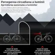 Stop bicicleta spate cu alarma antifurt si telecomanda wireless, West Biking, senzor vibratii si frana, 12.5 x 5 x 2.7 cm, negru