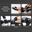 Stop bicicleta spate cu alarma antifurt si telecomanda wireless, West Biking, senzor vibratii si frana, 12.5 x 5 x 2.7 cm, negru