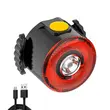 Stop bicicleta spate LED, 7 moduri de iluminare, 30 lumeni, baterie 300 mAh cu incarcare USB, potrivire universala inclusiv trotineta, scuter, bicicleta electrica, e-bike, rezistent la apa, lumina bicicleta spate