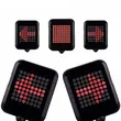 Stop bicicleta spate inteligent LED, senzor directie, 8 moduri de iluminare, baterie 1200 mAh cu incarcare USB, potrivire universala inclusiv trotineta, scuter, bicicleta electrica, e-bike, rezistent la apa, lumina bicicleta spate