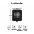 Stop bicicleta spate inteligent LED, senzor directie, 8 moduri de iluminare, baterie 1200 mAh cu incarcare USB, potrivire universala inclusiv trotineta, scuter, bicicleta electrica, e-bike, rezistent la apa, lumina bicicleta spate
