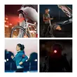 Stop bicicleta spate LED, 7 moduri de iluminare, 30 lumeni, baterie 300 mAh cu incarcare USB, potrivire universala inclusiv trotineta, scuter, bicicleta electrica, e-bike, rezistent la apa, lumina bicicleta spate